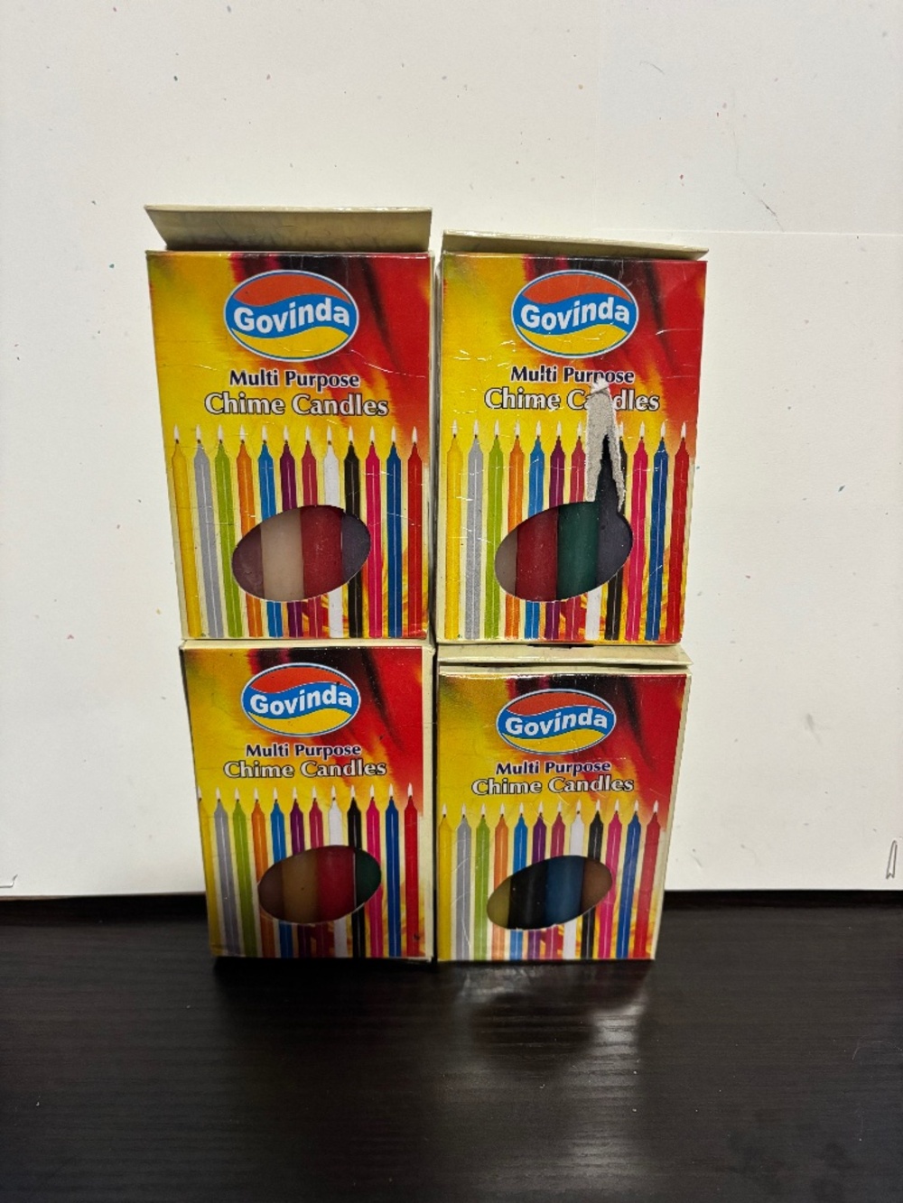 chime candles x 4